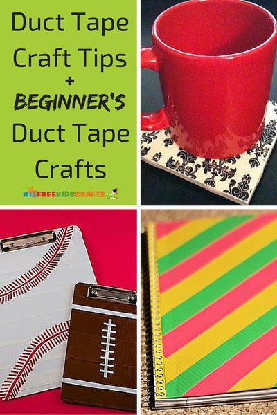 Duct Tape Craft Tips and 5 Beginner's Duct Tape Crafts