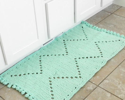 Crochet Rug Boho Pattern Favecrafts Com