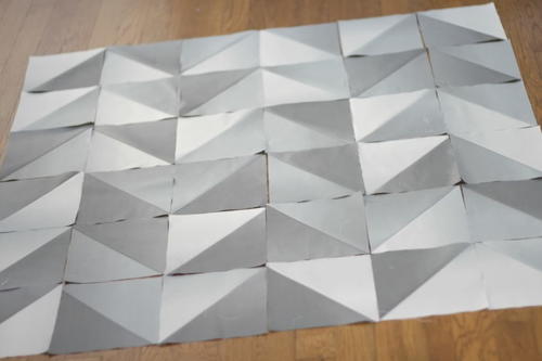 Modern Monotone HST Baby Quilt Modern Monotone HST Baby Quilt