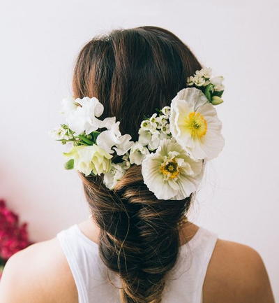Flower Fishtail Braid Tutorial