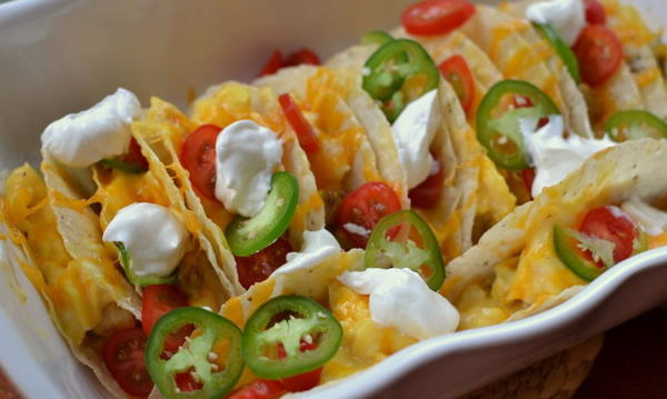Cheesy Breakfast Tacos Cheesy Breakfast Tacos