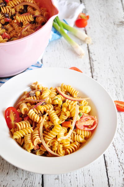 Vegetarian Taco Pasta Salad Vegetarian Taco Pasta Salad