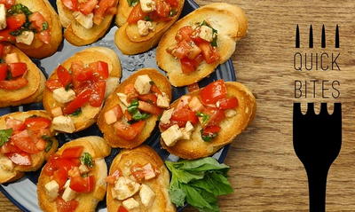 bruschetta italian easy appetizers traditional appetizer recipes recipe bread thanksgiving tomatoes basil toasted recipelion dish