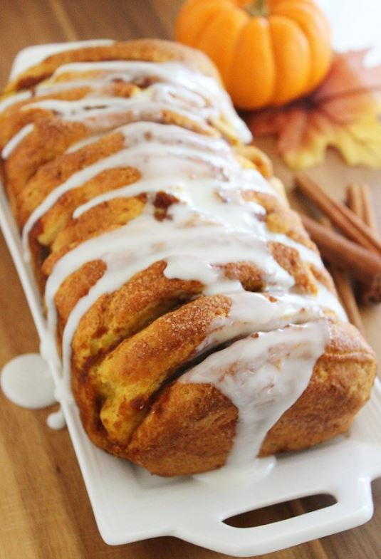 Pumpkin Spice Pull Apart Bread Recipelion Com
