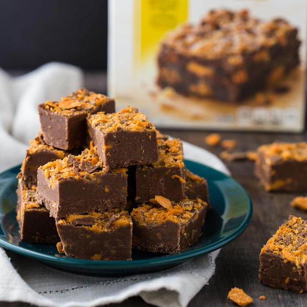 Easy Butterfinger Brownie Fudge Easy Butterfinger Brownie Fudge