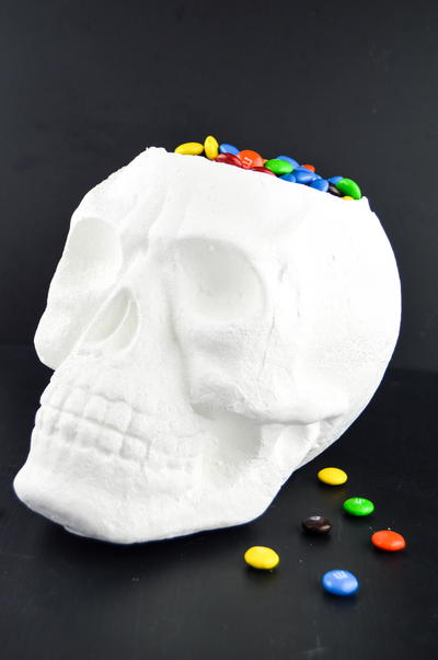 Skull Candy Bowl Halloween Craft