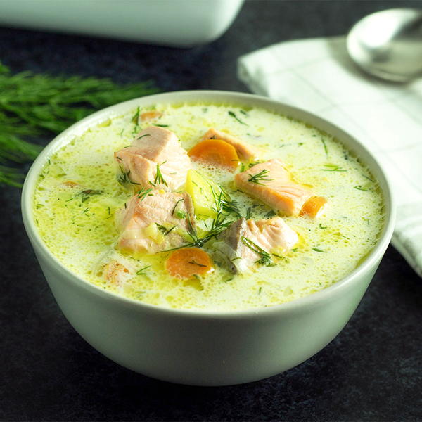 Finnish Salmon Soup - Lohikeitto Finnish Salmon Soup - Lohikeitto