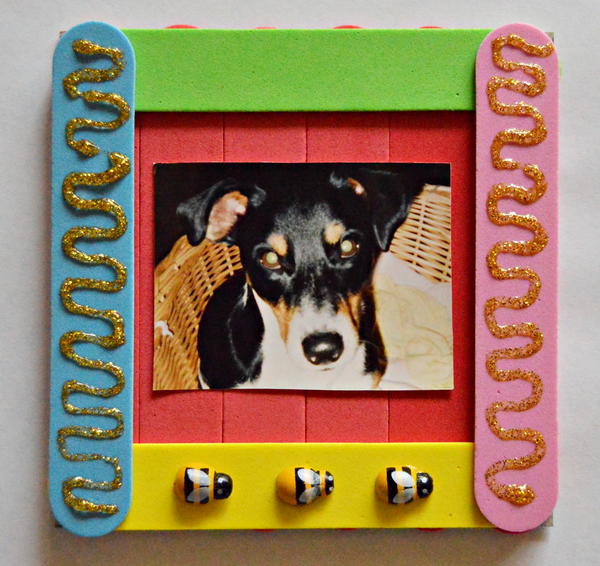 Rainbow Foam Picture Frame Rainbow Foam Picture Frame