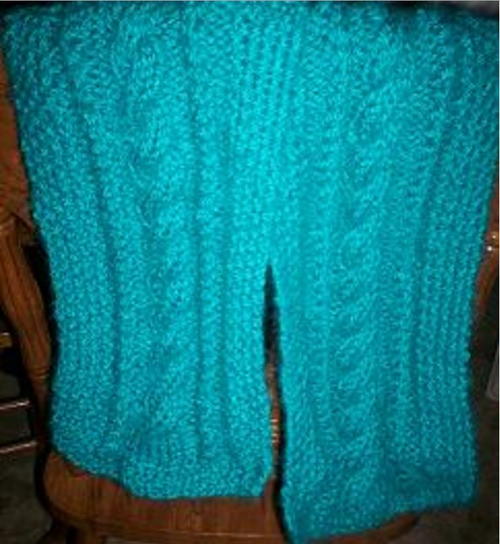 Beginner Cable Knit Scarf Beginner Cable Knit Scarf
