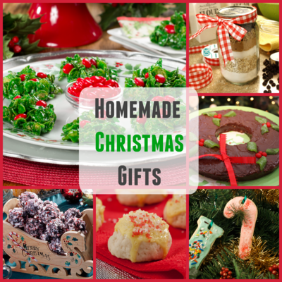 Homemade Christmas Gifts: 20 Easy Christmas Recipes and Holiday Crafts