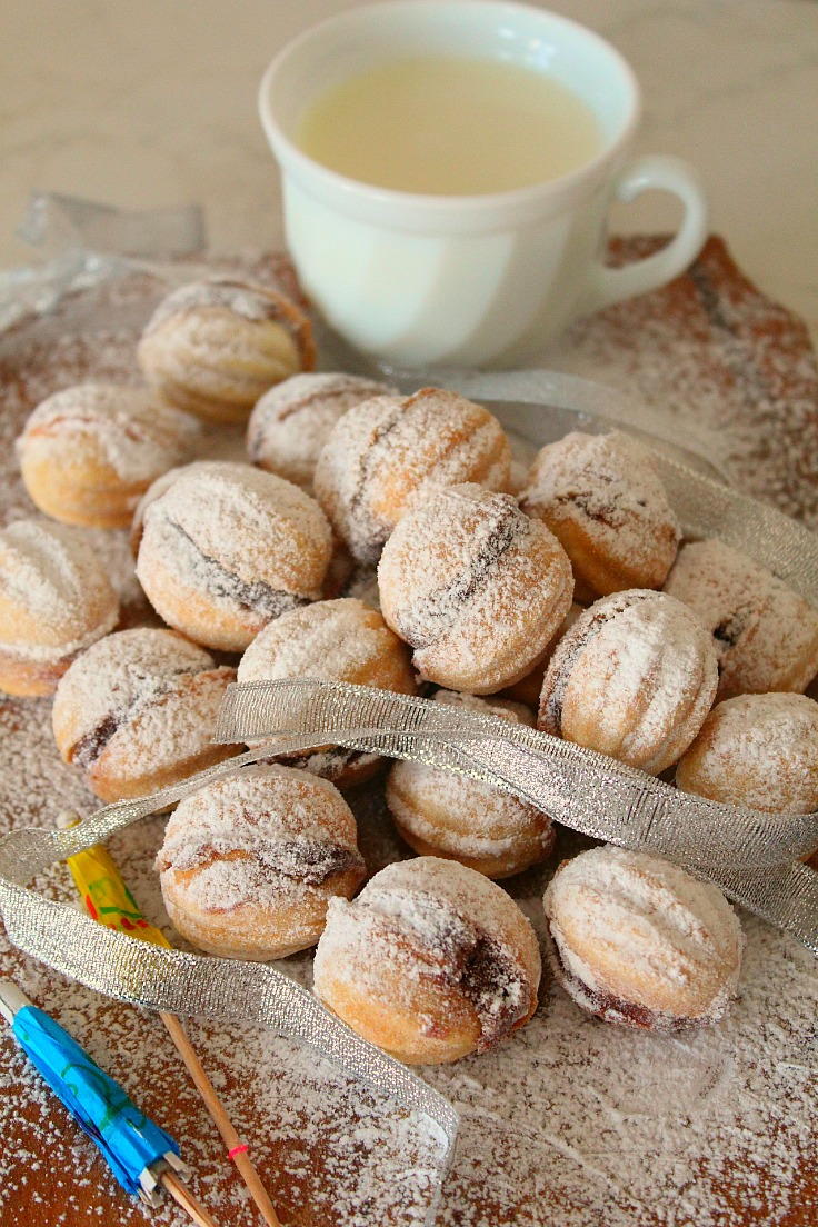 Raspberry ripple cookies recipe Walnut Shaped Cookie Recipe | AllFreeCopycatRecipes.com