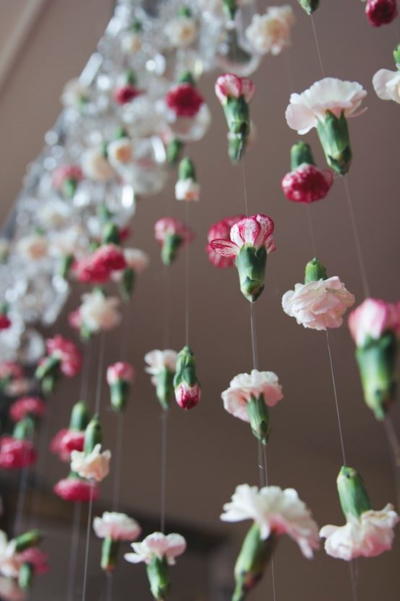 Cascading Flower DIY Wedding Backdrop