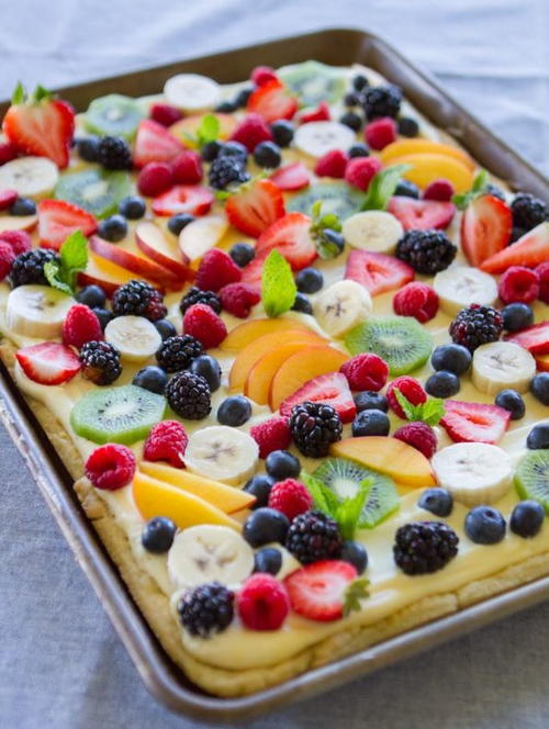 Easy Fruit Flan Recipe 