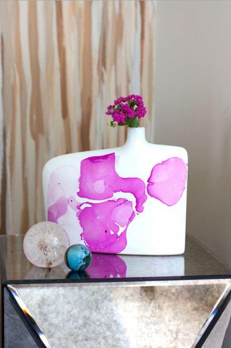 Quick Marble Painted Vase Quick Marble Painted Vase