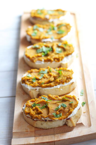 Kabocha Squash Toast with Caramelized Onions