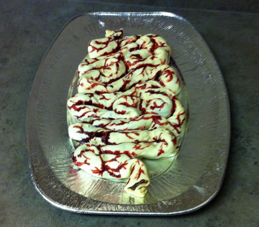 Creepy Puff Pastry Intestines Creepy Puff Pastry Intestines