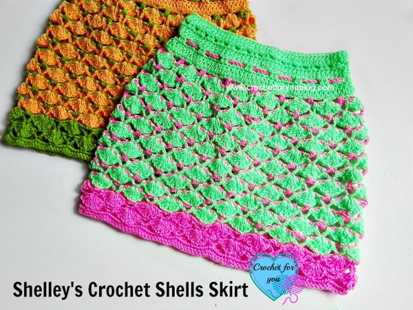 Shelleys Crochet Shells Skirt Shelley’s Crochet Shells Skirt