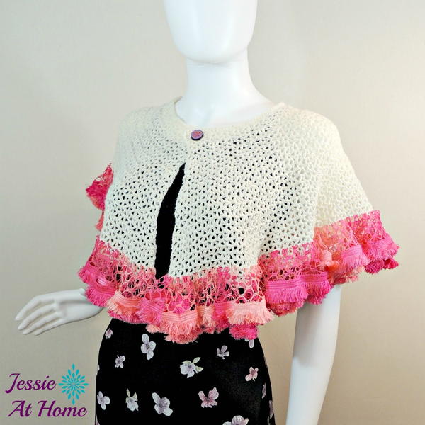 Winter White Sashay Capelet Winter White Sashay Capelet