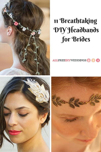 11 Breathtaking DIY Headbands for Brides