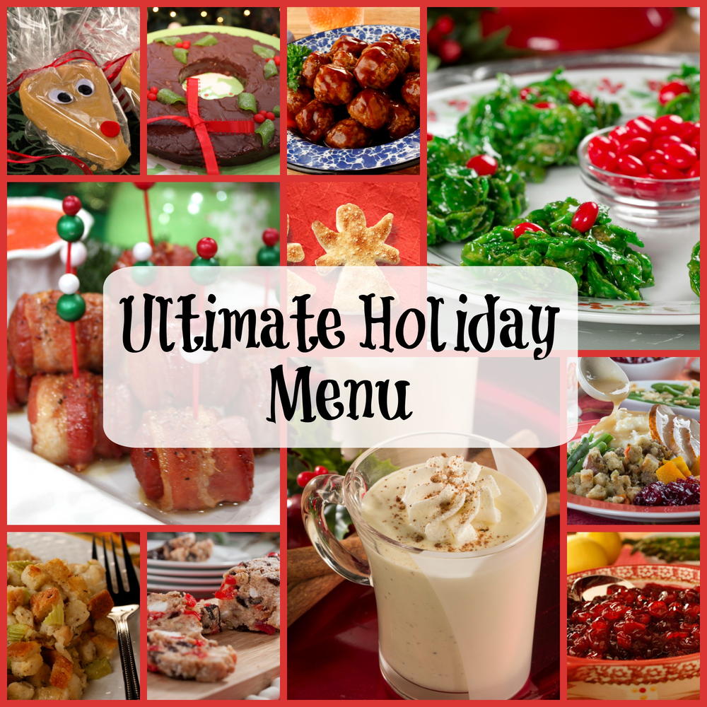 Ultimate Holiday Menu 350+ Recipes for Christmas Dinner, Holiday Christmas Menu Idea