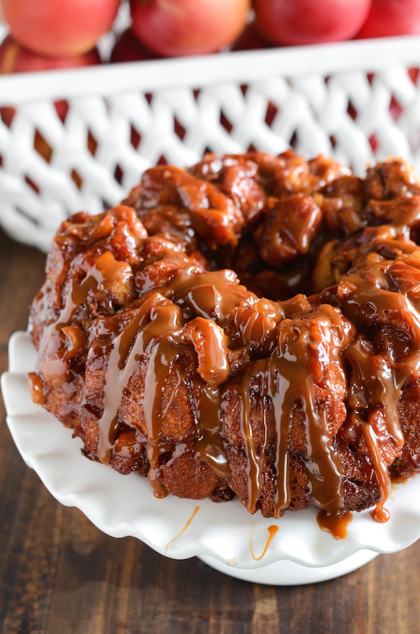 Glazed soft apple cookies Easy Caramel Apple Monkey Bread | RecipeLion.com