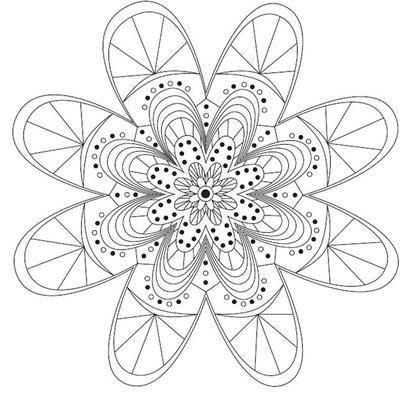 Darling Daisy Printable Mandala