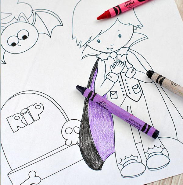 Assorted Halloween Coloring Pages Assorted Halloween Coloring Pages