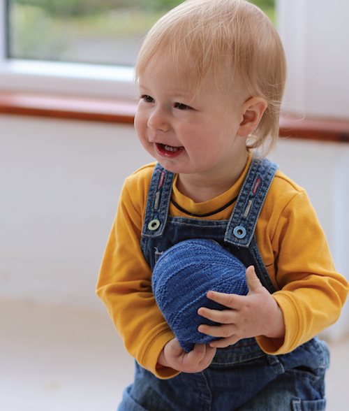 Knitted Ball Made from Short Rows Knitted Ball Made from Short Rows