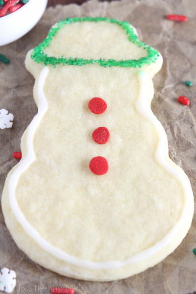 Skinny Christmas Sugar Cookie Recipe
