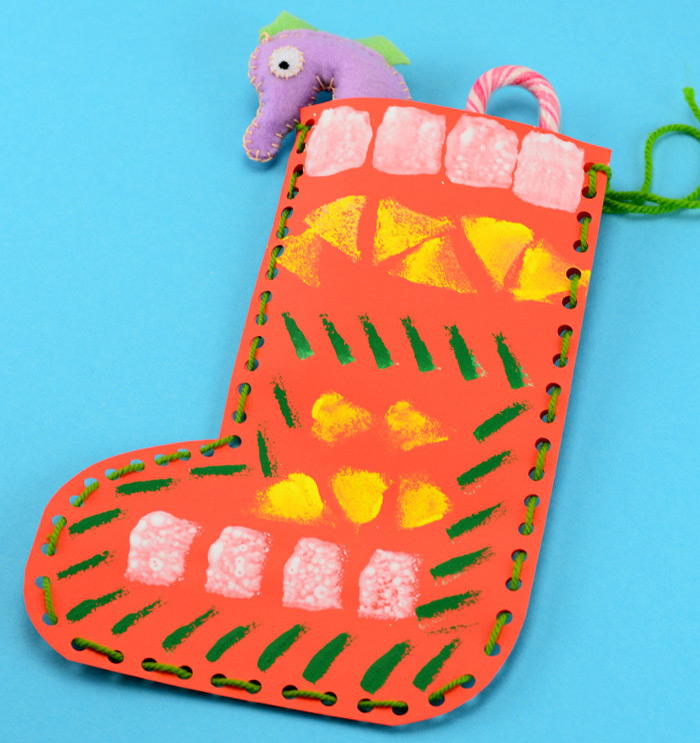 Easy Christmas Paper Sock