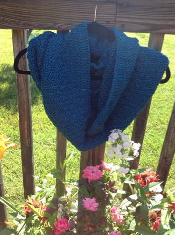 Sapphire Knit Cowl Pattern