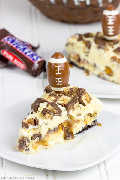 Vanilla Snickers Ice Cream Pie Recipe Vanilla Snickers Ice Cream Pie Recipe