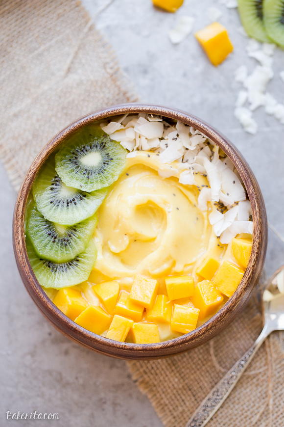 Mango Pineapple Smoothie Bowl