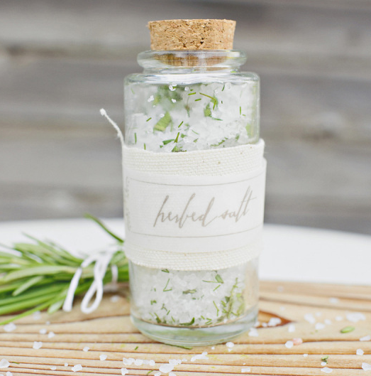 DIY Herbed Salt Favors DIY Herbed Salt Favors