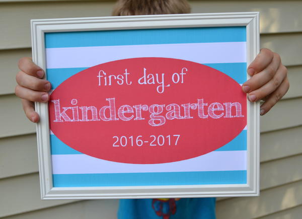 First Day of School Signs First Day of School Signs