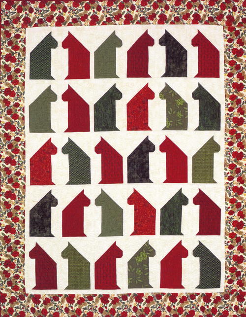 Christmas Cat Chat Quilt Christmas Cat Chat Quilt