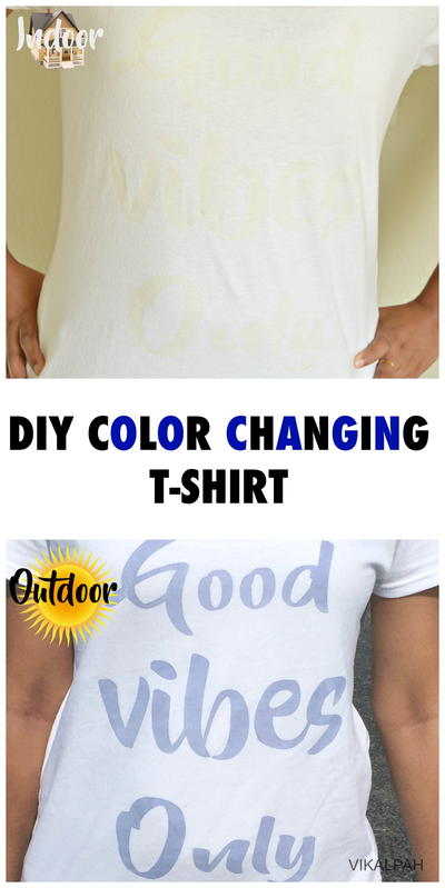 DIY Color Changing T-Shirt