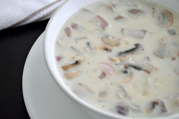 Seafood and Mushroom Chowder