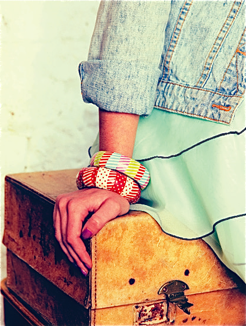 Washi Tape Bangle Bracelet Washi Tape Bangle Bracelet