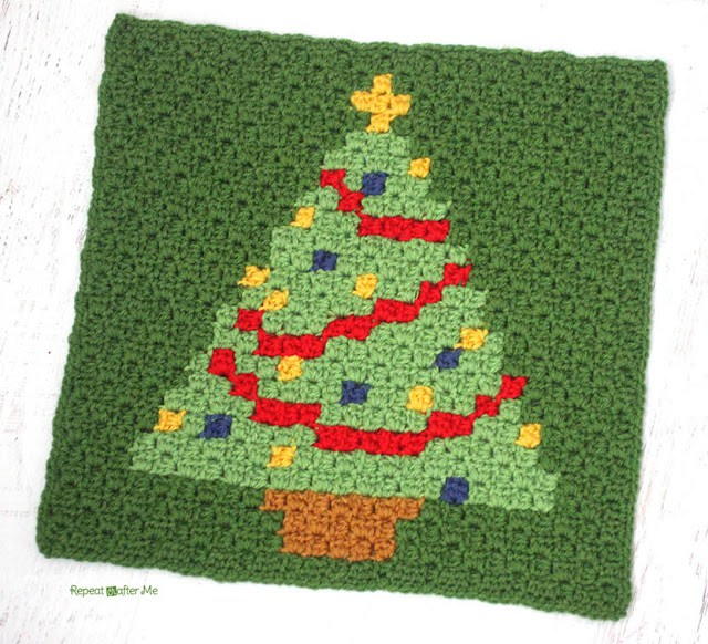 Have a Pixel Christmas Christmas Tree Square Have a Pixel Christmas Christmas Tree Square