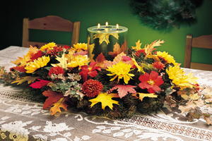 Autumn Leaves Centerpiece Autumn Leaves Centerpiece