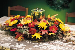 Autumn Leaves Centerpiece