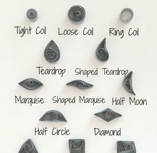 Paper Quilling Shape Practice Printable Worksheet