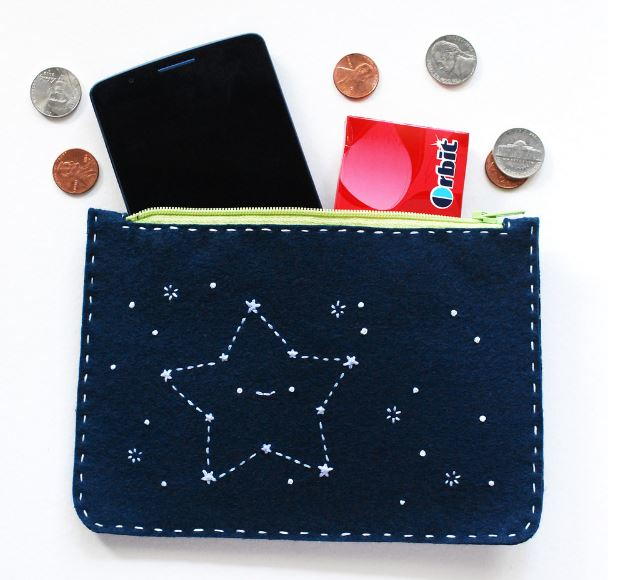 Smiling Christmas Star DIY Clutch Smiling Christmas Star DIY Clutch
