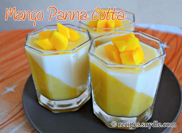 Mango Panna Cotta Mango Panna Cotta