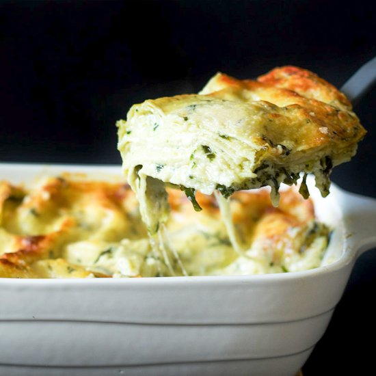 Creamy Pesto Lasagna Creamy Pesto Lasagna