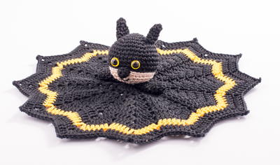 Caped Crusader Crochet Lovey