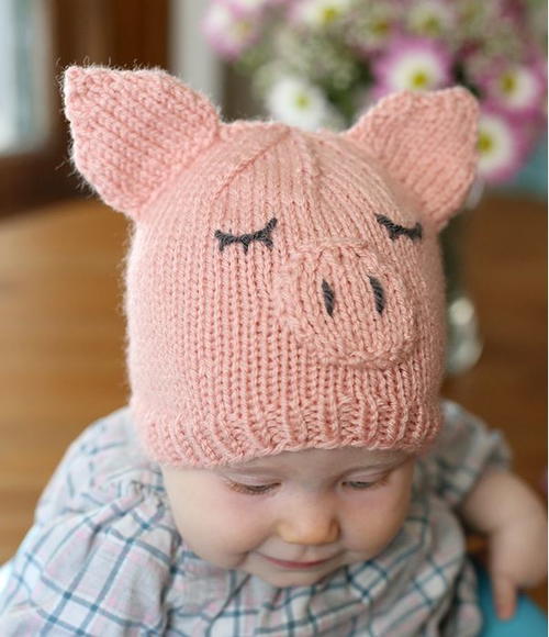 This Little Piggy Went Home Baby Hat