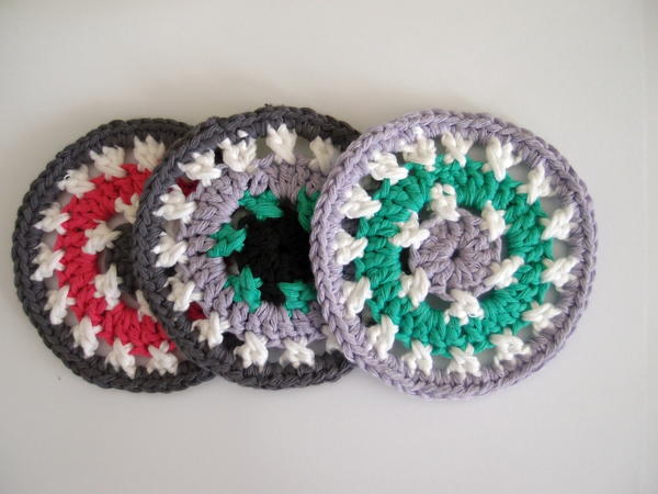 Multicolored Criss Cross Coaster Multicolored Criss Cross Coaster