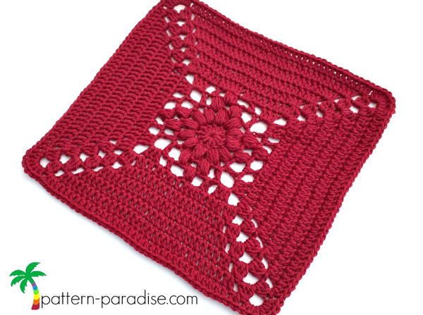 Rose Cross Afghan Square Rose Cross Afghan Square